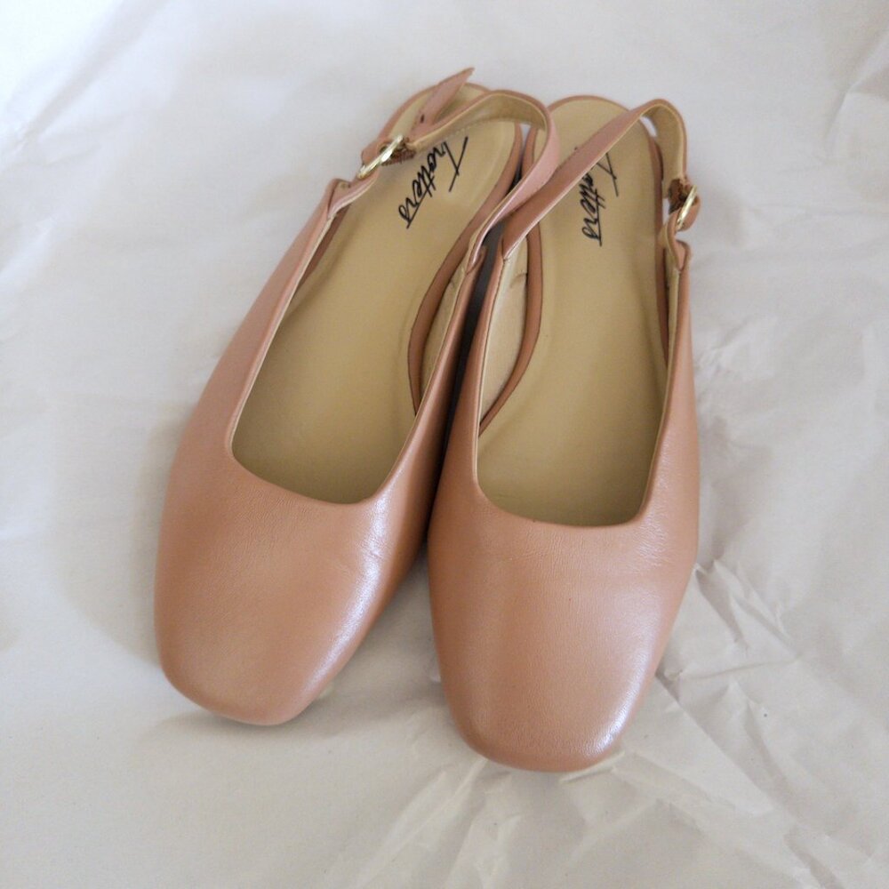 Trotters Holly Slingback Flat 6W Blush